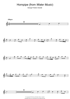 Hornpipe von Georg Friedrich Händel (Download) 