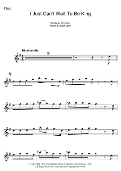 I Just Can't Wait To Be King von Elton John (Download) 