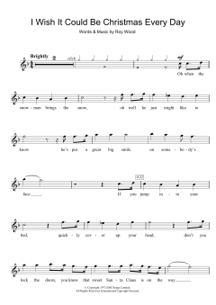 I Wish It Could Be Christmas Every Day von Wizzard (Download) 