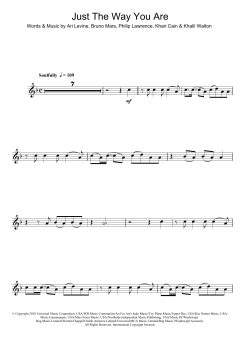 Just The Way You Are von Bruno Mars (Download) 