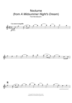 Nocturne von Felix Mendelssohn (Download) 