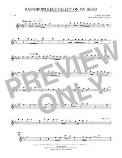 Raindrops Keep Fallin' On My Head von Hal David (Download) 
