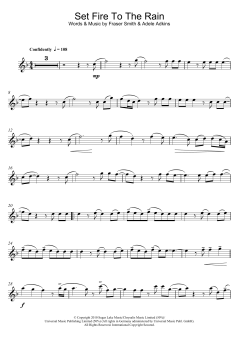 Set Fire To The Rain von Adele (Download) 