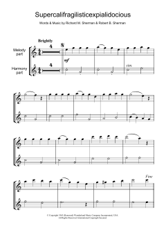 Supercalifragilisticexpialidocious von Julie Andrews (Download) 