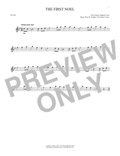 The First Noel von W. Sandys' Christmas Carols (Download) 