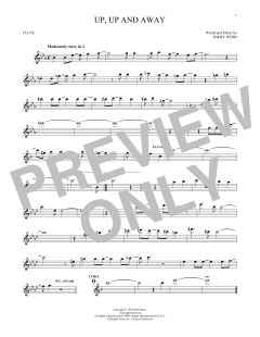 Up, Up And Away von Jimmy Webb (Download) 