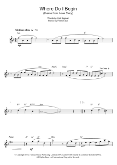Where Do I Begin von Andy Williams (Download) 