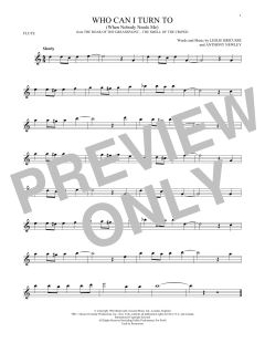 Who Can I Turn To von Anthony Newley (Download) 