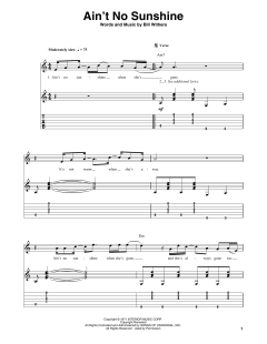Ain't No Sunshine von Bill Withers (Download) 