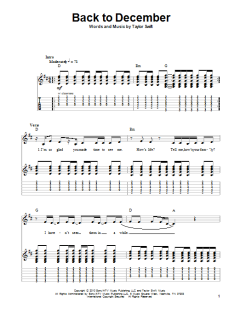 Back To December von Taylor Swift (Download) 