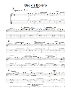 Beck's Bolero von Jeff Beck (Download) 