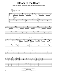 Closer To The Heart von Rush (Download) 