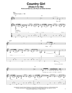 Country Girl von Luke Bryan (Download) 