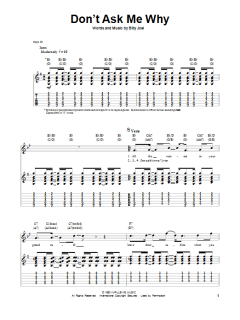 Don't Ask Me Why von Billy Joel (Download) 