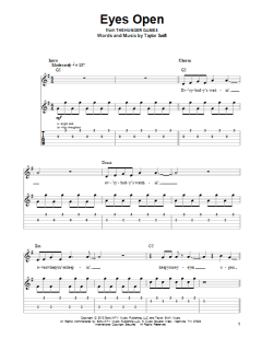 Eyes Open von Taylor Swift (Download) 