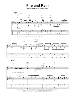 Fire And Rain von James Taylor (Download) 