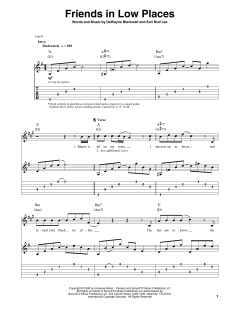 Friends In Low Places von Garth Brooks (Download) 