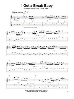 I Got A Break Baby von T-Bone Walker (Download) 