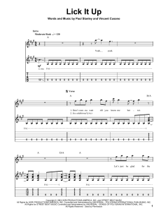 Lick It Up von Kiss (Download) 