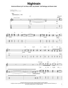 Nightrain von Guns N' Roses (Download) 