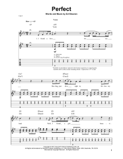 Perfect von Ed Sheeran (Download) 