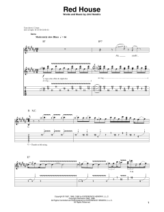 Red House von Jimi Hendrix (Download) 