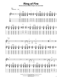Ring Of Fire von Johnny Cash (Download) 
