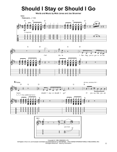 Should I Stay Or Should I Go von The Clash (Download) 