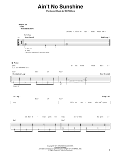 Ain't No Sunshine von Bill Withers (Download) 