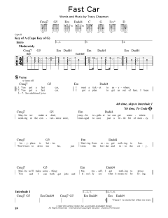 Fast Car von Tracy Chapman (Download) 