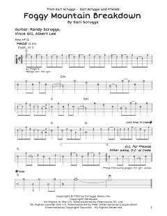 Foggy Mountain Breakdown von Earl Scruggs (Download) 