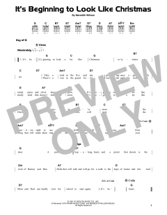 It's Beginning To Look Like Christmas von Meredith Willson (Download) 
