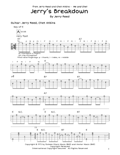 Jerry's Breakdown von Jerry Reed (Download) 