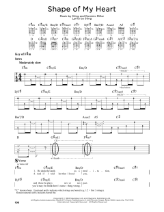 Shape Of My Heart von Sting (Download) 