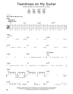 Teardrops On My Guitar von Taylor Swift (Download) 