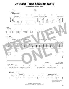 Undone - The Sweater Song von Weezer (Download) 