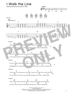 I Walk The Line von Johnny Cash (Download) 