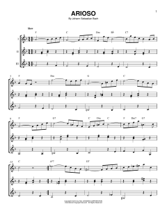 Arioso von Johann Sebastian Bach (Download) 