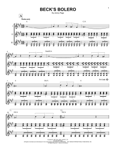 Beck's Bolero von Jeff Beck (Download) 