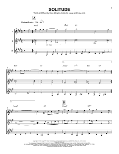 Solitude von Duke Ellington (Download) 