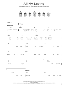 All My Loving von The Beatles (Download) 