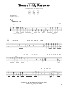 Stones In My Passway von Eric Clapton (Download) 
