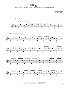 Allegro von Antonio Vivaldi (Download) 