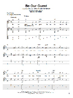Be Our Guest von Alan Menken (Download) 