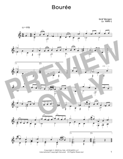 Bouree von Graf Bergen (Download) 