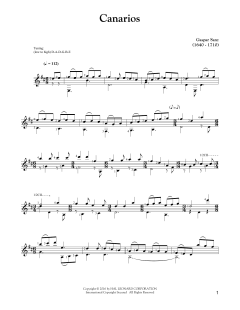 Canarios von Gaspar Sanz (Download) 