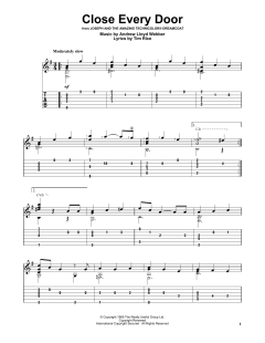 Close Every Door von Tim Rice (Download) 