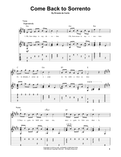 Come Back To Sorrento von Ernesto De Curtis (Download) 