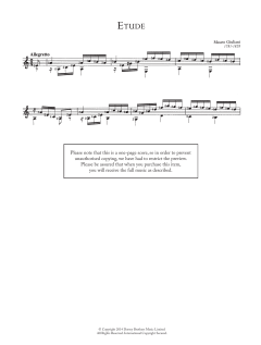 Etude von Mauro Giuliani (Download) 