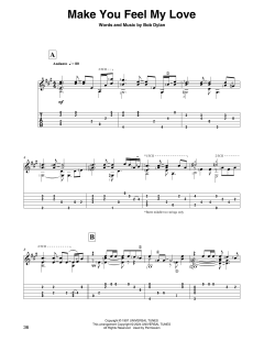 Make You Feel My Love von Bob Dylan (Download) 